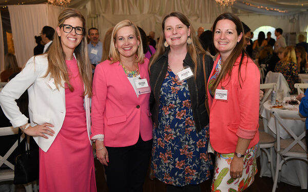 Carly Johnson Aileen Eskildsen Jessica Lopez Stephanie McGuire of Ellin & Tucker attend I95 Magazine's Women of Influence 2023 award ceremony