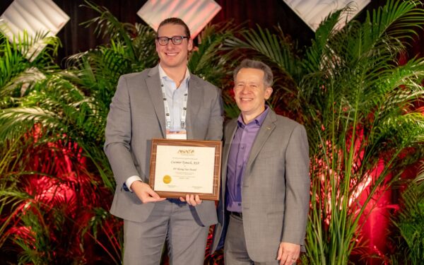 Cazmier Tymoch and Garrett Schwartz, International President of the ASA